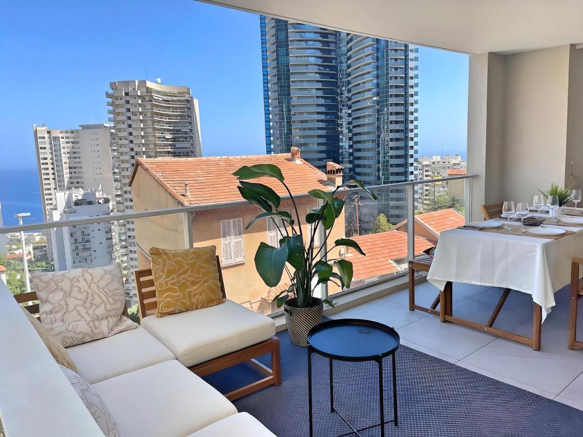 Appartement Neuf, Monaco Avec Vue Mer Beausoleil Exteriör bild